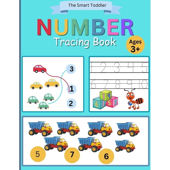 Number Tracing Book, (Paperback)