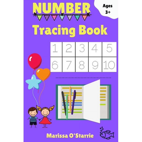 Number Tracing Book (Paperback)