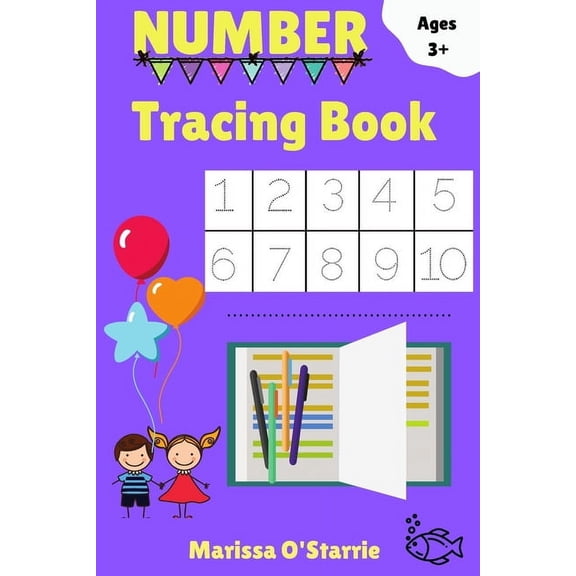 Number Tracing Book (Paperback)