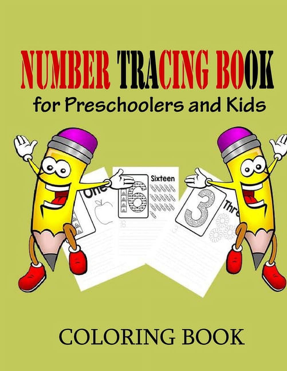 Number Tracing Book for Preschoolers and Kids coloring book Practice for Kids with Pen Control