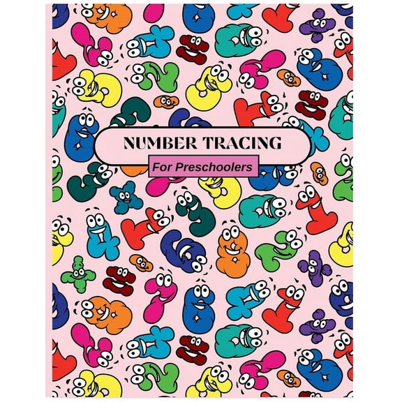 Number Tracing Book For Preschoolers: Kids learning activity book for practice numbers writing/coloring & drawing activi, (Paperback)
