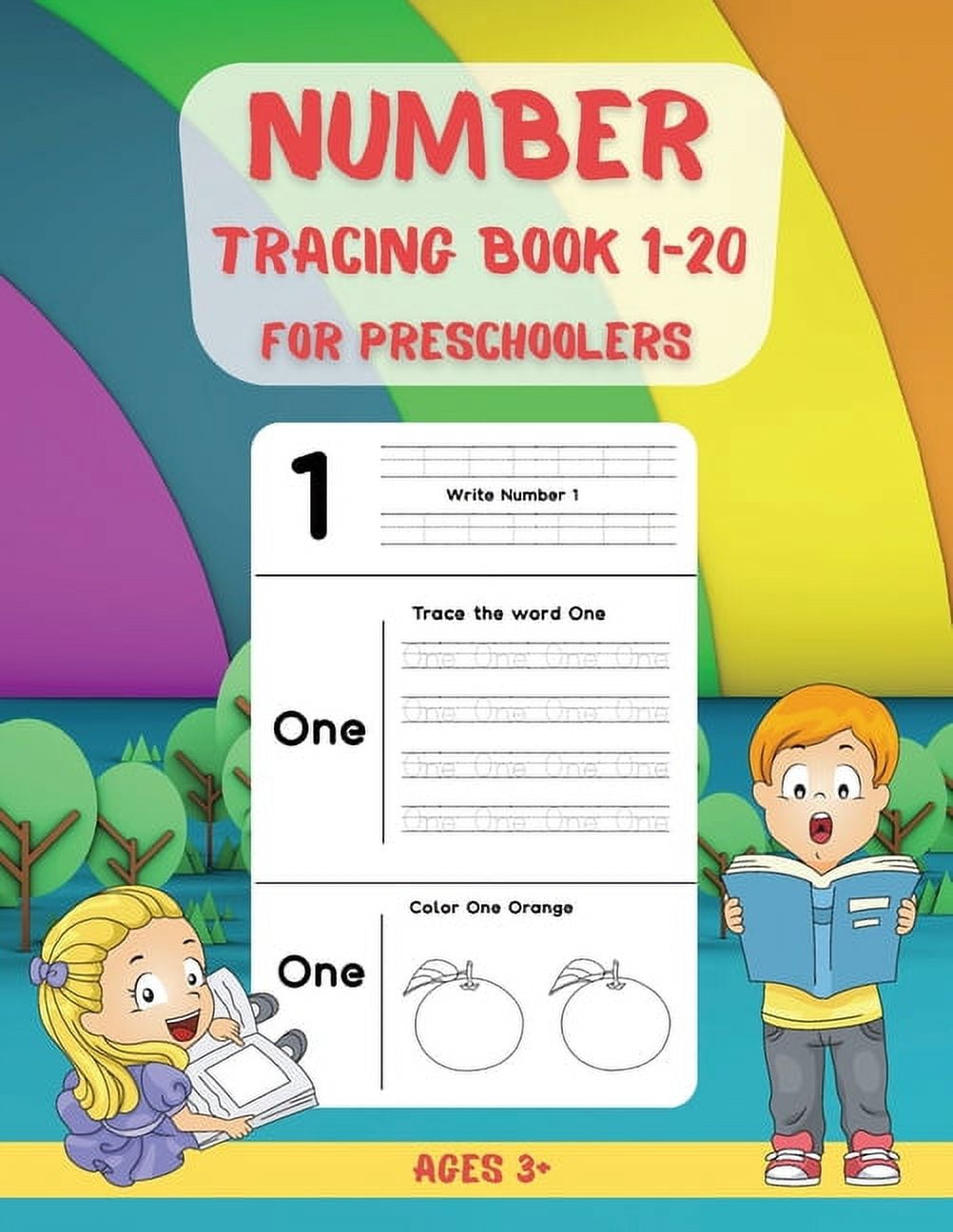 Number Tracing Book for Preschoolers 1-20 : Learn to Trace Numbers 1 ...