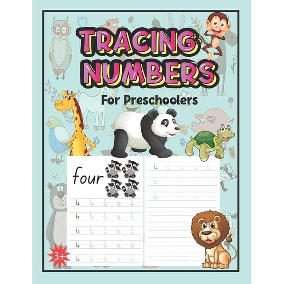 Number Tracing Book for Preschoolers: Number Practice Workbook To Learn The Numbers From 0 To 10 For Preschoolers, (Paperback)