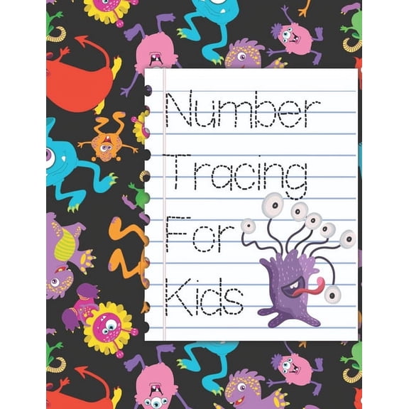 Number Tracing For Kids : Learn to Trace Numbers Counting Workbook For Kids (Paperback)