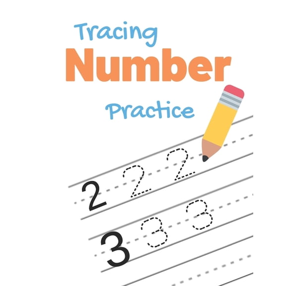 Number Tracing Practice: Learn How To Write Numbers From 0 To 20 - Number Practice Workbook for Preschoolers, (Paperback)