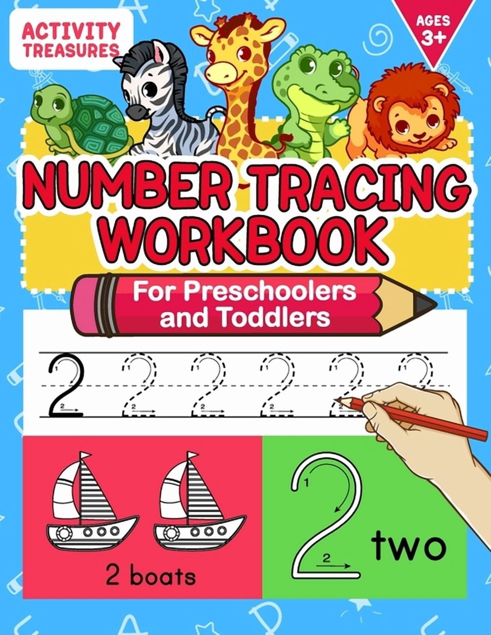 Number Tracing Workbook For Preschoolers And Toddlers: A Fun Number ...