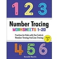 thumbnail image 1 of Number Tracing Worksheets 1-20: practice for Kids with Pen Control, Number Tracing And Line Tracing (activities educatio, (Paperback), 1 of 1
