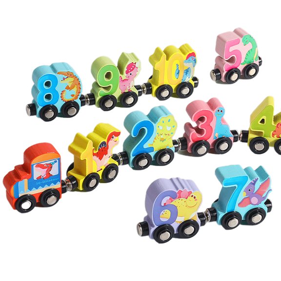 Number Train Toy Train Set Educational Toy Gift for Baby Toddler Boys Girls Age 1 2 3 Years Old