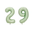 thumbnail image 1 of Number Twenty Nine Balloon Pastel Sage Green Number 29 Balloon 32" Large Party Milestone Balloon Decoration, 1 of 3