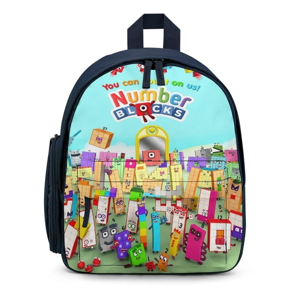 Number-blocks Backpacks Bookbag Casual Daypack Backpacks for Travel Camping Hiking