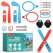 Number-one 14 in 1 Switch Sports Accessories Bundle Compatible with Switch /Switch OLED 2023 Latest