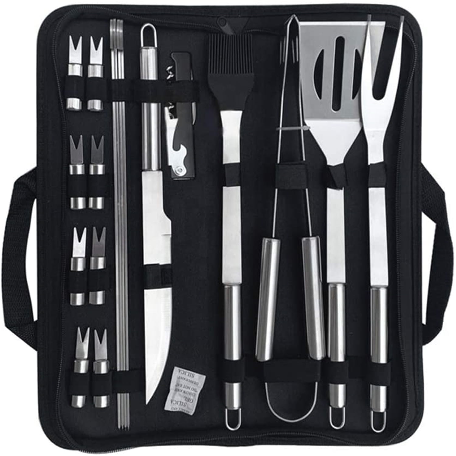 Number-one 18 PCS BBQ Grill Tools Set Barbecue Grill Utensils Stainless ...