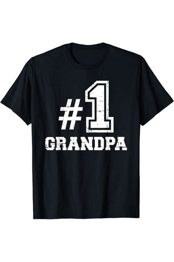 Number one No. 1 best grandpa T-Shirt