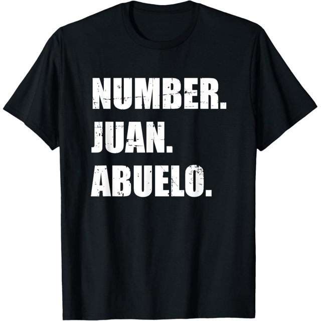 Number one juan abuelo para mejor abuelito TShirt