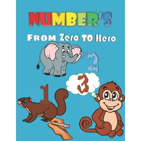 Number's: A Fun Kid Workbook To Learn Numbers And To Color Picture's, (Paperback)