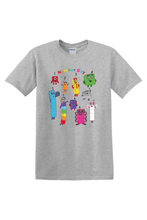 Numberblock Number Day Happy Numbers T-shirt