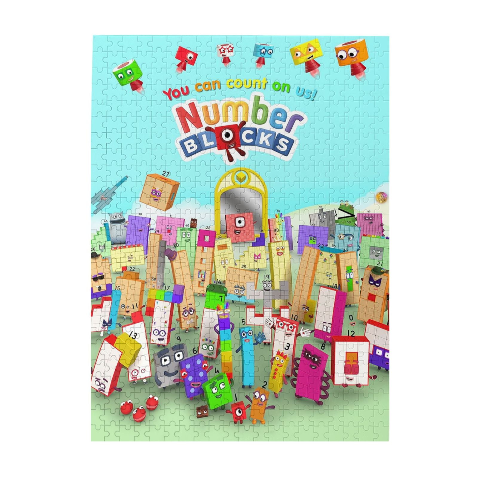 Numberblocks 500 Pieces Wooden Puzzle Jigsaw Puzzles For Adults Teens ...
