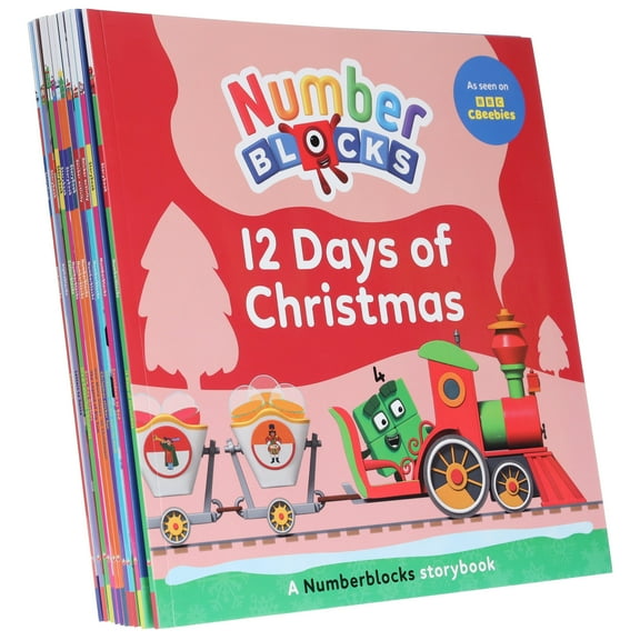 Numberblocks, Alphablocks and Colourblocks Christmas Countdown Collection 10 Books Set