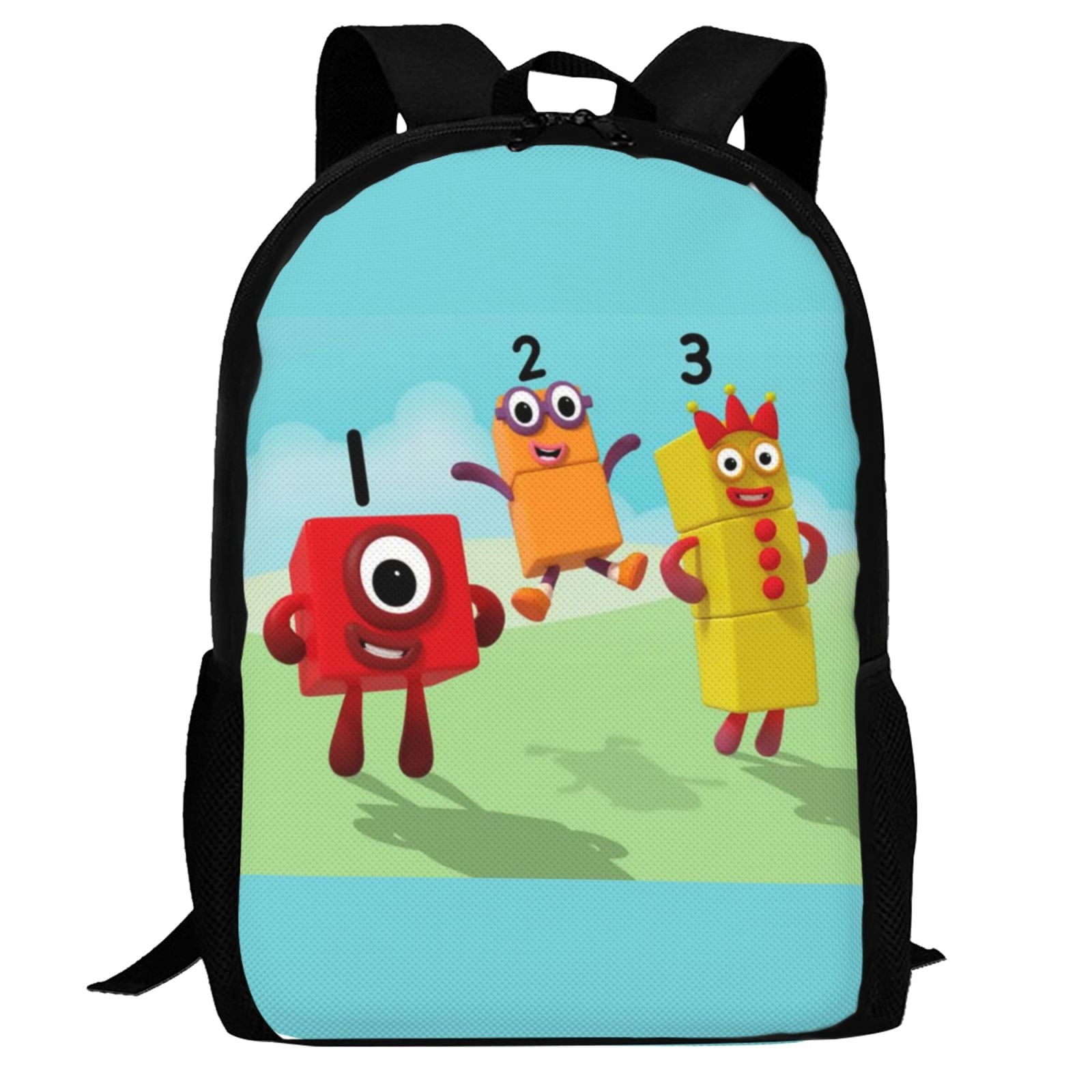 Numberblocks backpack, 3D print laptop backpack lightweight casual ...