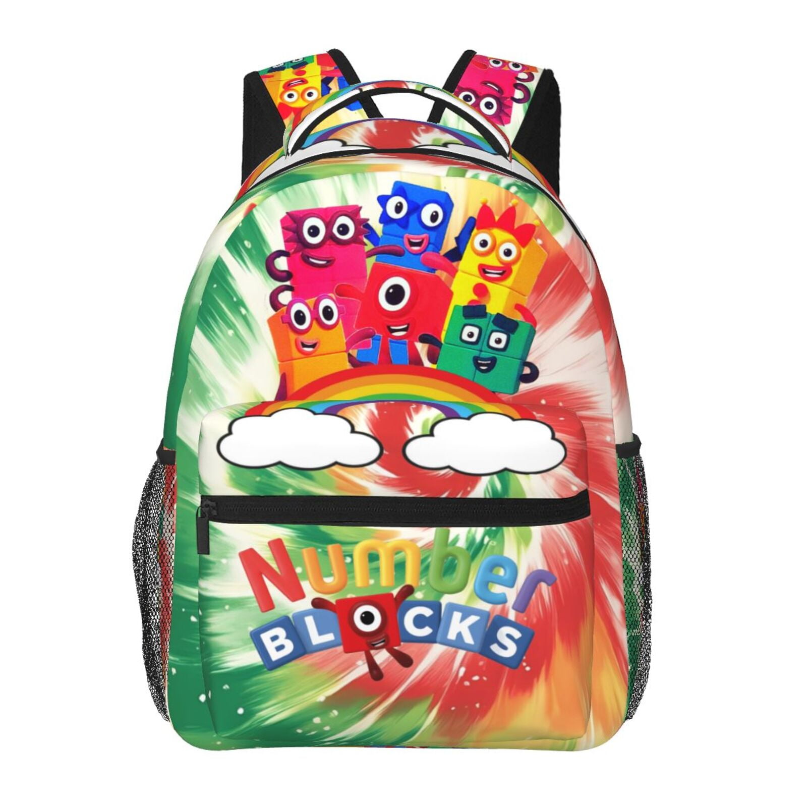 Numberblocks Backpack College Bag Lightweight Bookbag Casual Daypack ...