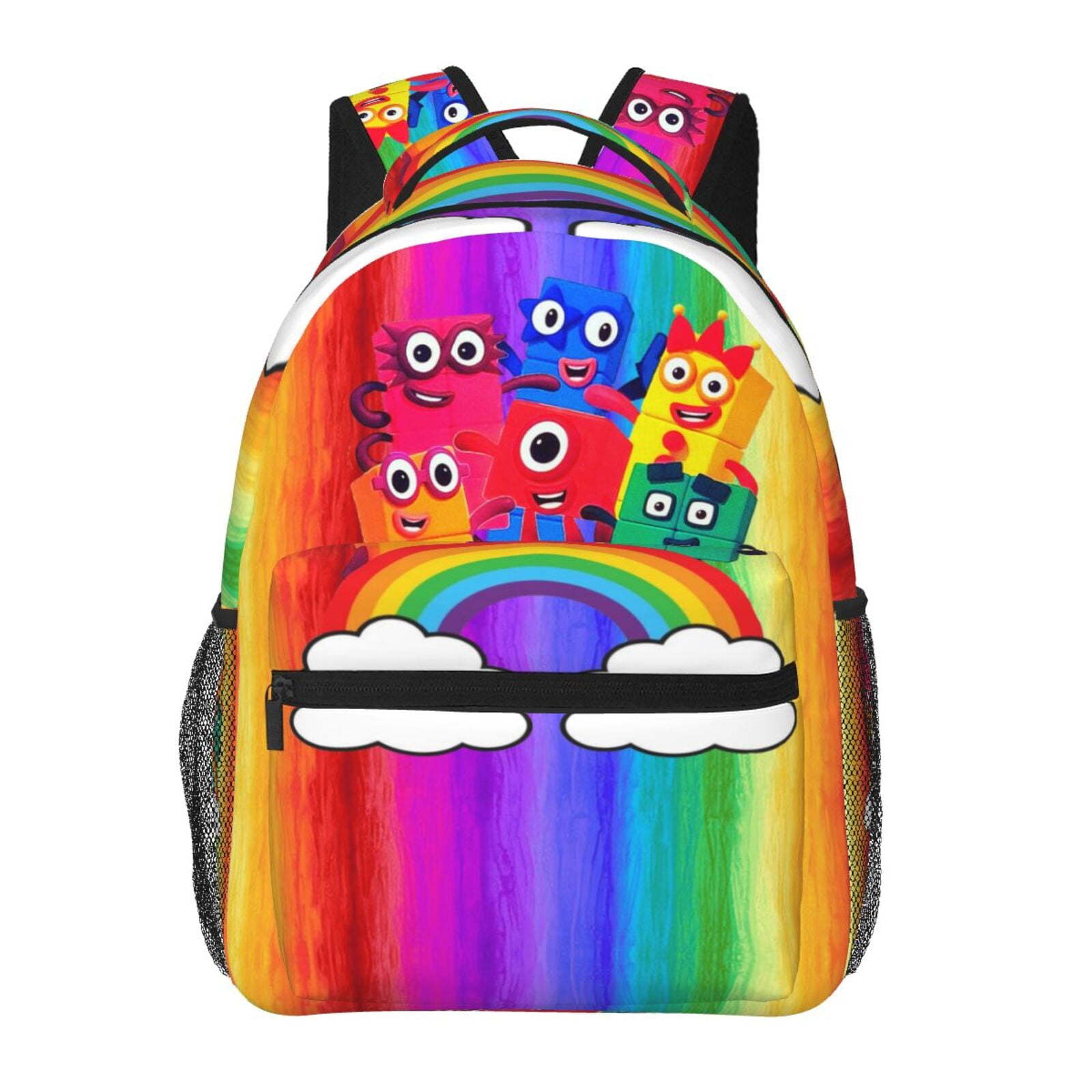 Numberblocks Backpack College Bag Lightweight Bookbag Casual Daypack ...