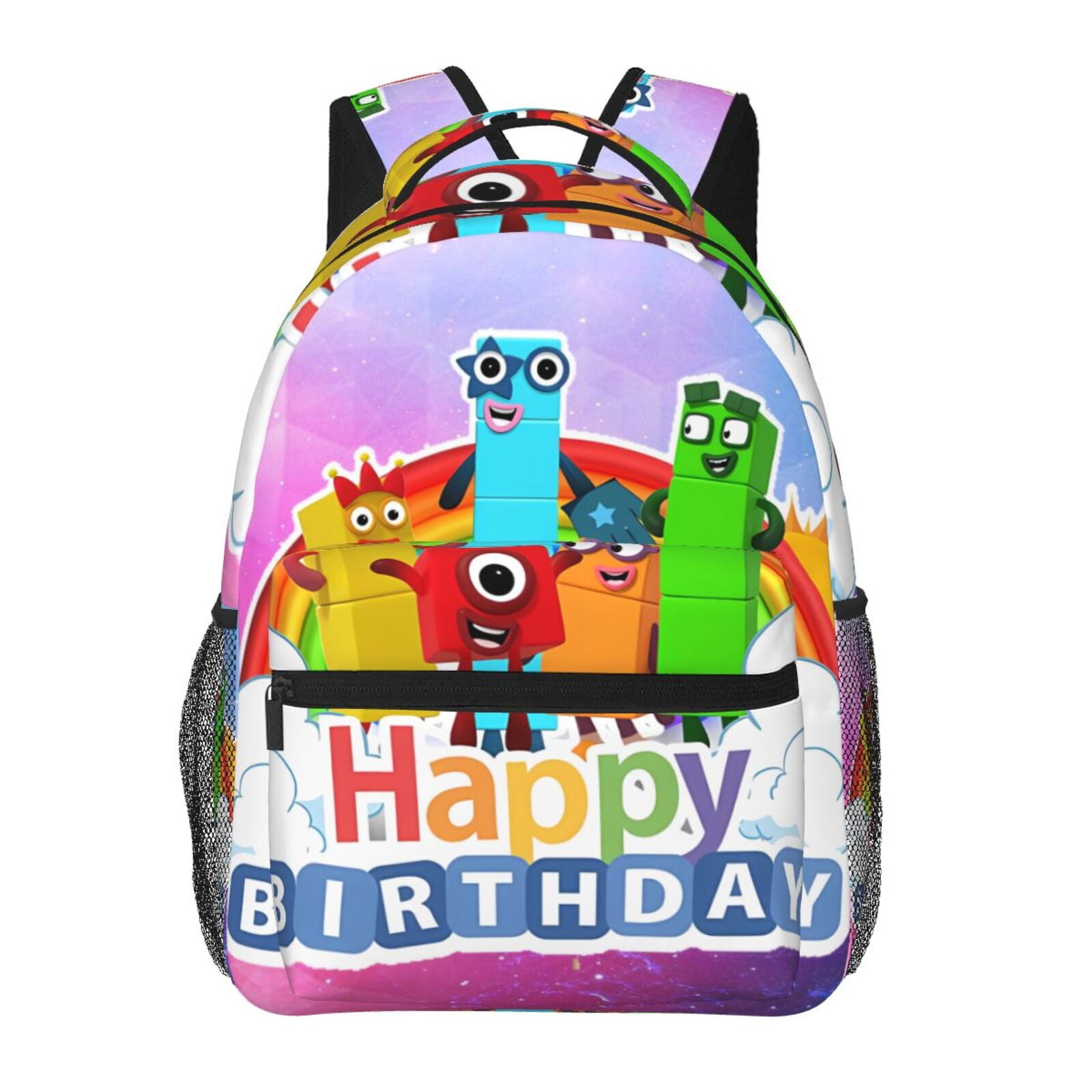 Numberblocks Backpack College Bag Lightweight Bookbag Casual Daypack ...