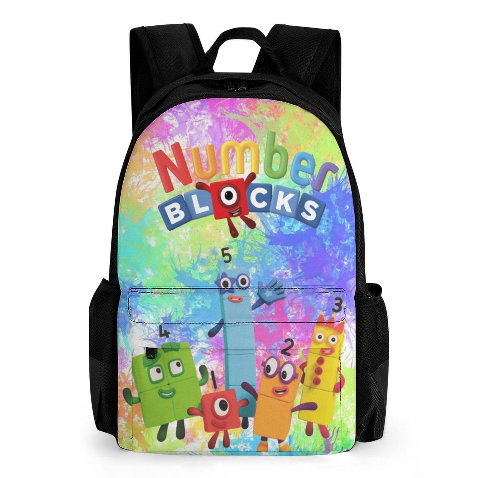 Numberblocks Backpack Waterproof Multifunction Bookbag, Lightweight ...