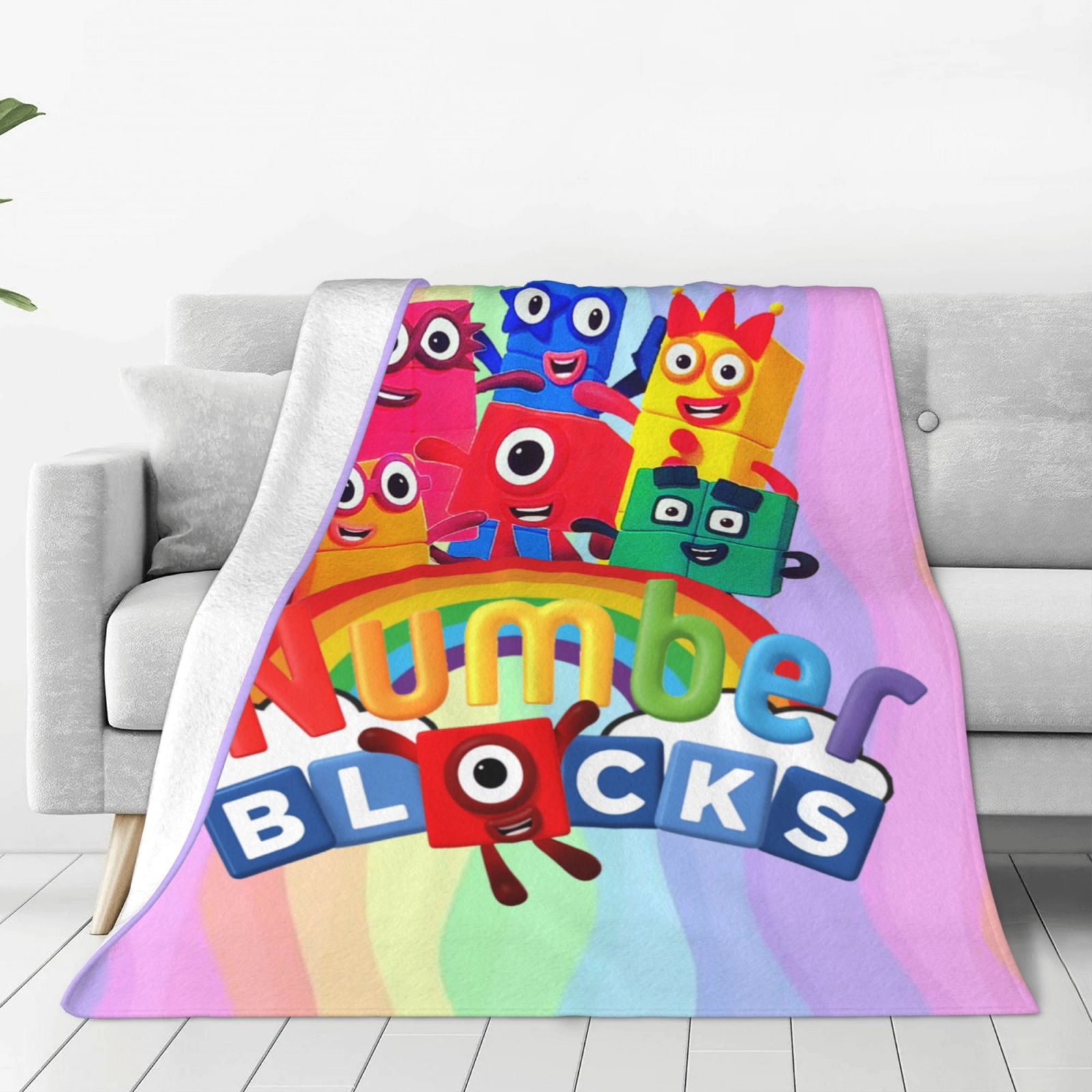 Numberblocks Blankets Flannel Fleece Warm Soft Throw Blanket For Couch ...