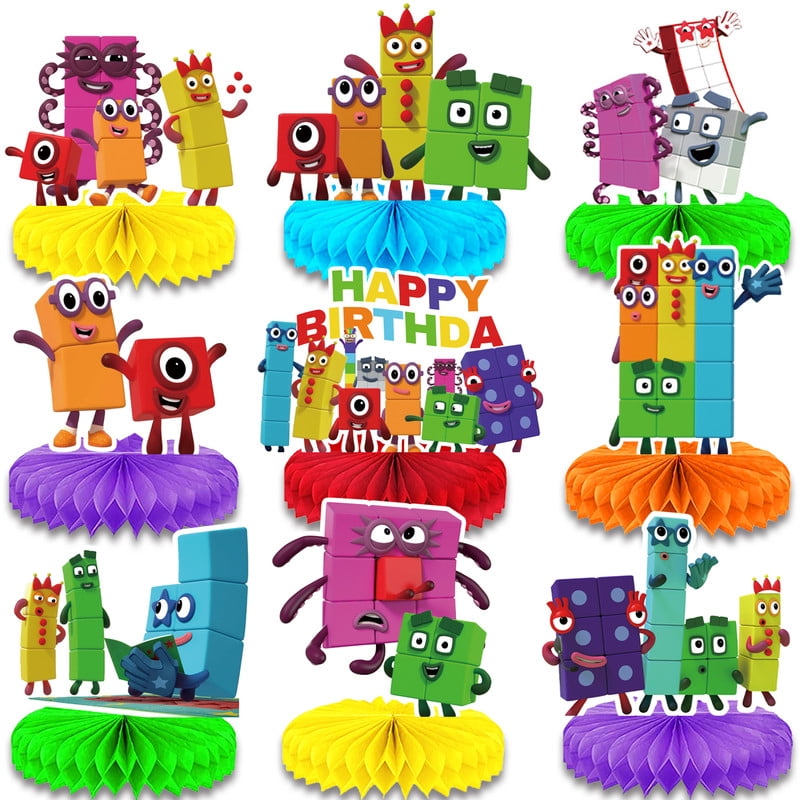 Table Topper Number Number Centerpieces Honeycomb Table Toppers Decorations for Photo Props ...