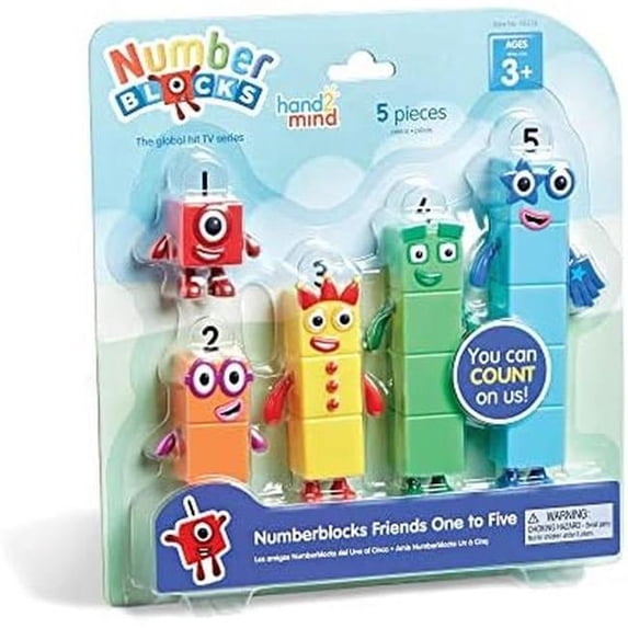 Multipack Fun Day Numberblocks Friends One to Five Mini Figures - Walmart.com