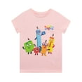 thumbnail image 1 of Numberblocks Girls T-Shirt Pink Sizes 2T-10, 1 of 2