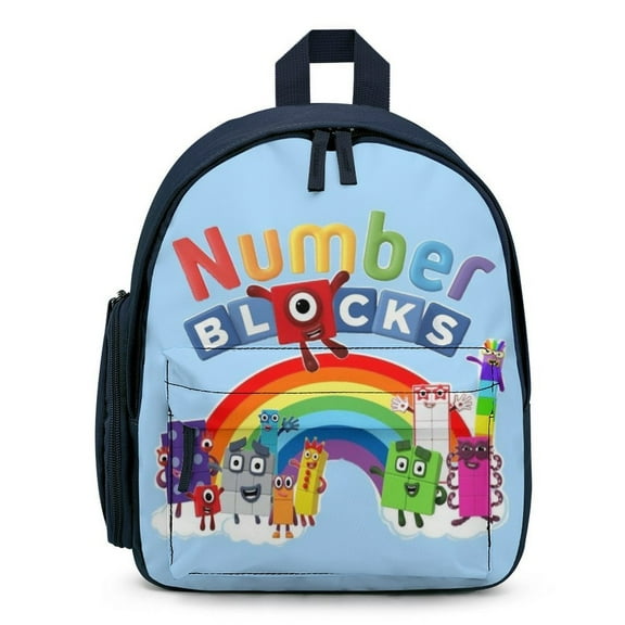 Numberblocks Mini Backpack Lightweight Rucksack Print Casual Daypack Shoulder Bag
