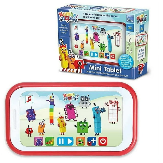 Number Blocks Game Label Numberblocks Mini Tablet Educational Toy for Preschool Classroom ...