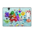 thumbnail image 1 of Numberblocks Rug, Ultra Soft Flannel Area Rug With Non-Slip Backing, Plush Memory Foam Carpet Rug For Bedroom, Living Roo,M Dining Ro,Om Playroom, Absorbent Washable Floor Mat, 1 of 7