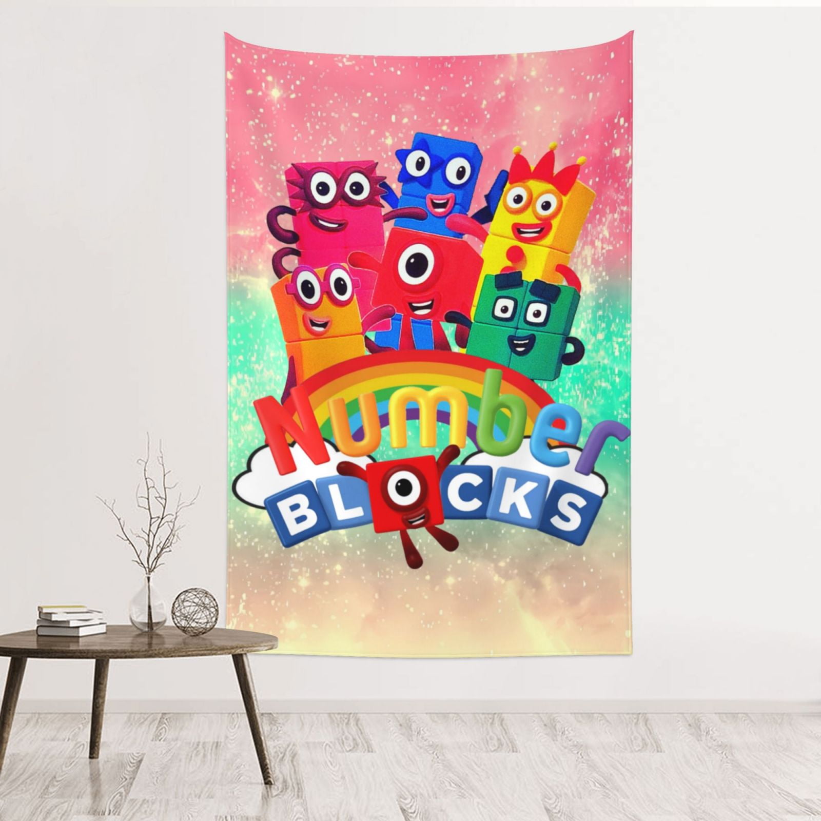 Numberblocks Tapestry Wall Hanging Home Decoration Wall Blanket ...