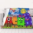 thumbnail image 1 of Numberblocks Throw Blanket Kids Plush Blanket Ultra-Soft Micro Flannel Fleece Blanket for Bedding Sofa Travel 30"x40", 1 of 7