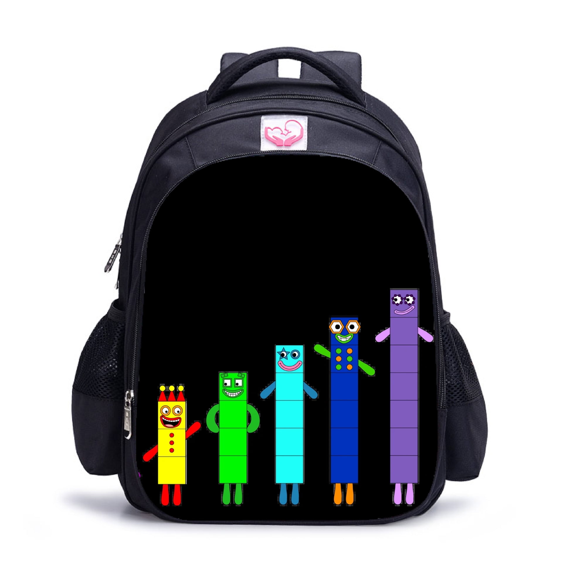 Numberblocks student backpack creative polyester student backpack ...