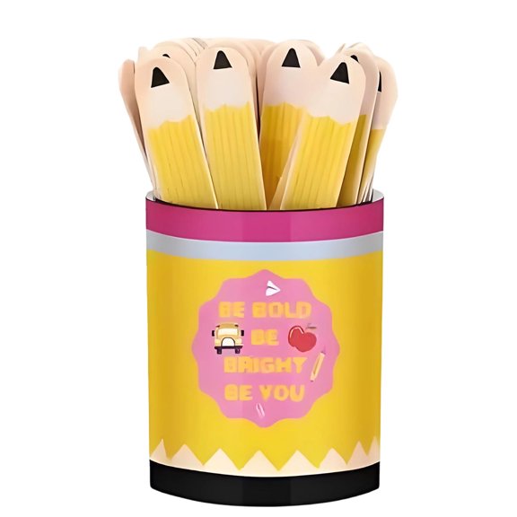 Numbered Classroom Pencil Holder Set with Name Displays, 121 Pieces for Desk Identification, Group Distribution, and Writing Tool Storage