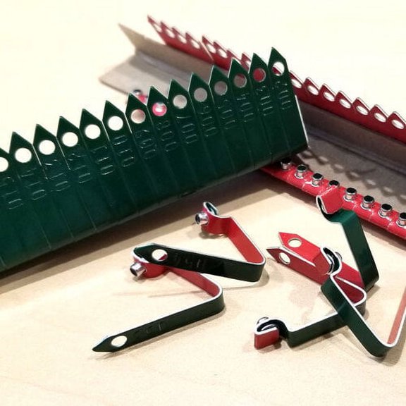 Pinnon Hatch Farms Numbered Green Zip Wing Bands 300 Pieces