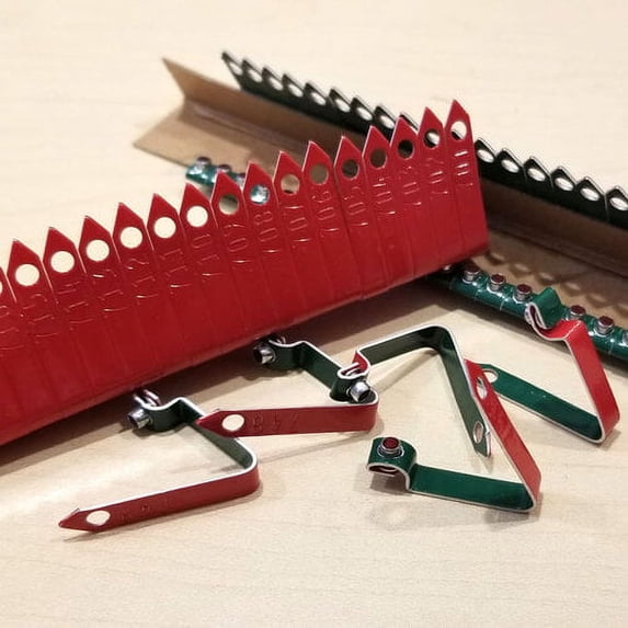Numbered Red Zip Wing Bands 1000Pcs