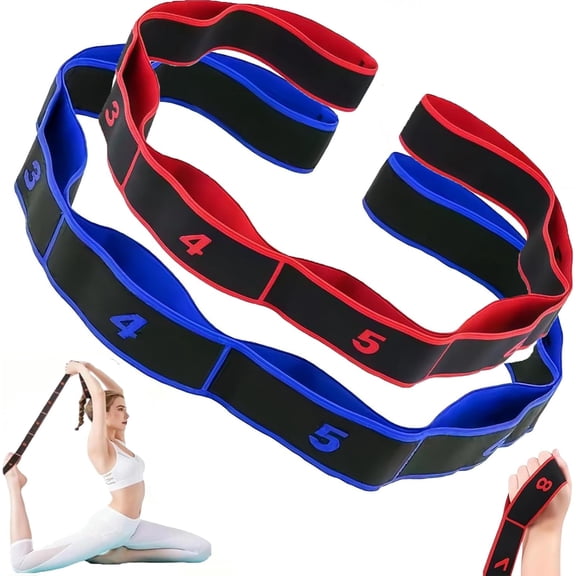 Numbered Resistance Bands for Glutes & Yoga, Adjustable Pull Rope for Full Body Workout, Arm Leg Exercise Equipment for Home Gym Training