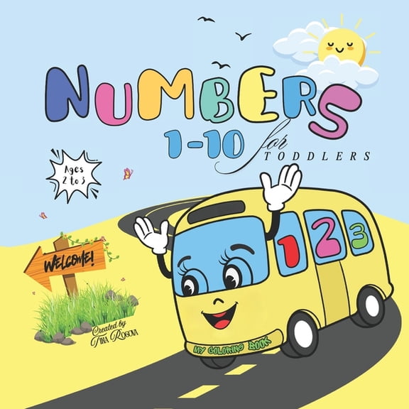 Numbers 1 -10 for Toddlers, (Paperback)