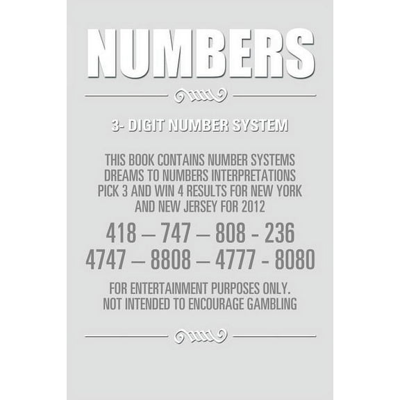 Numbers: 3- Digit Number System (Paperback)
