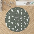thumbnail image 1 of Numbers Chimi Area Rug, 1 of 5