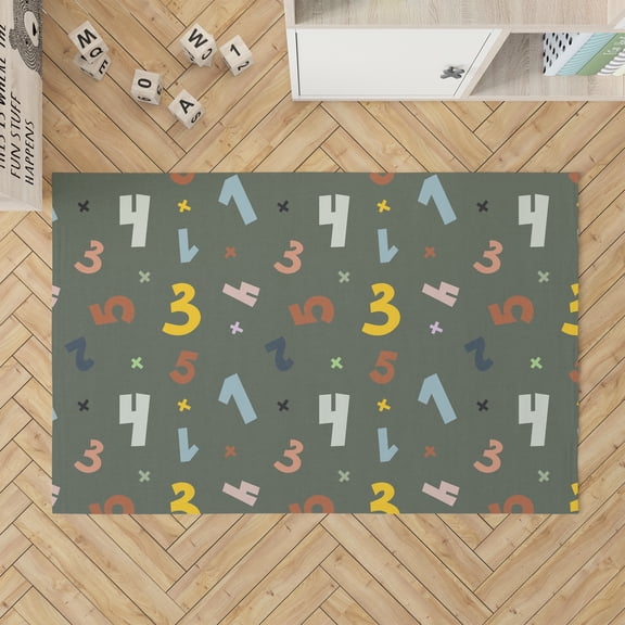 Numbers Colorized Chimi Kids Play Mat