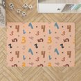thumbnail image 1 of Numbers Colorized Peach Kids Play Mat, 1 of 5