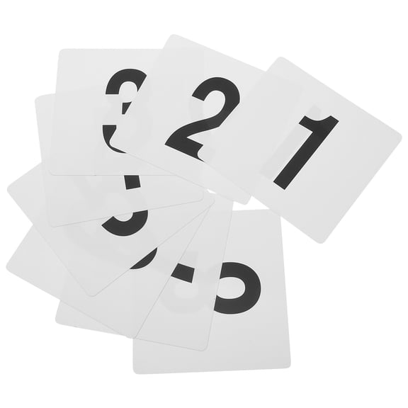 1 Set Double-Sided Wedding Table Number Cards 1 to 50 - , for Reception and Event Decoration