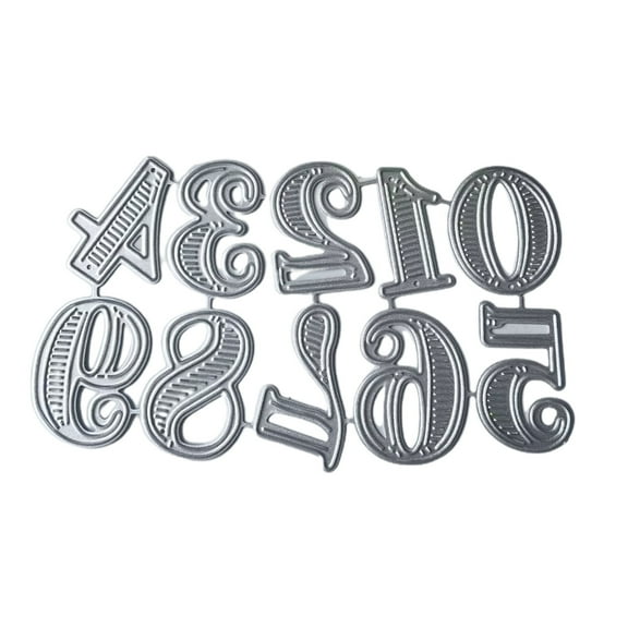 Numbers Embossing Die Cuts for Birthday Card Making DIY Craft Scrapbooking