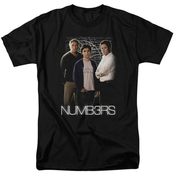 Numbers Equations Adult 18/1 T-Shirt Black