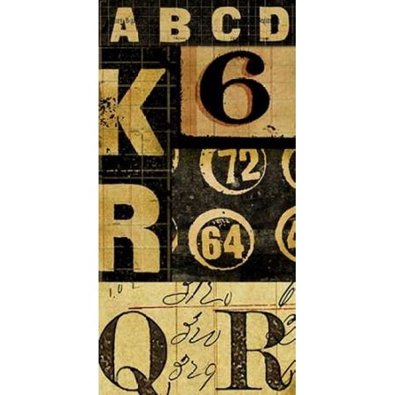 Numbers Game 1 Canvas Art - Walter Robertson (24 x 48) - Walmart.com